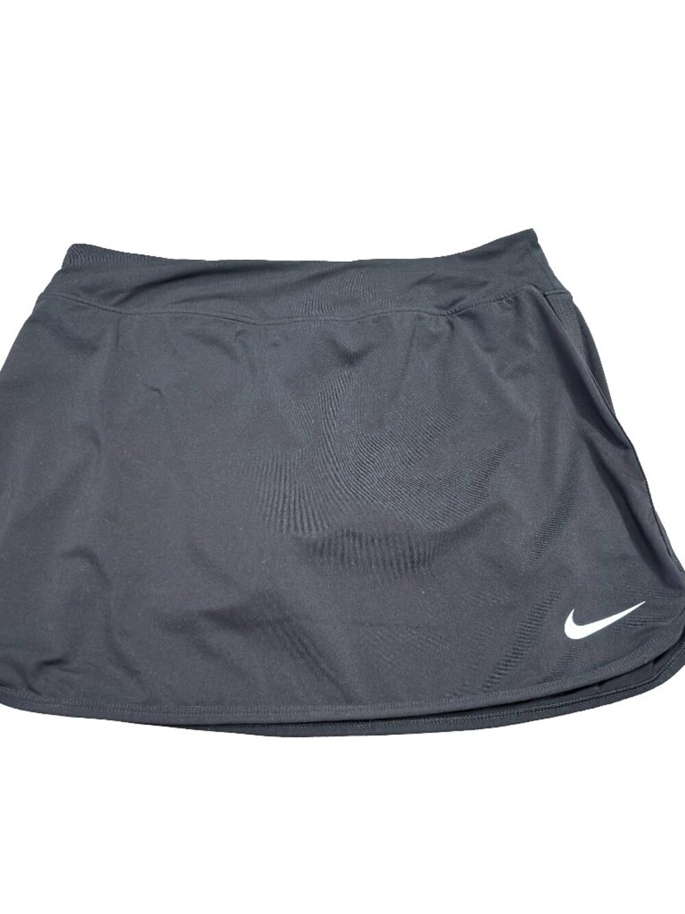 Nike Dri-FIT Black Tennis Golf Skort Womens M Long Built-In Shorts